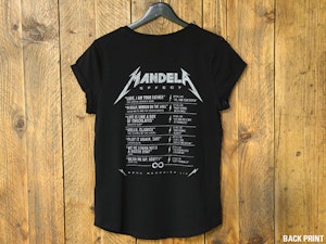 MANDELA EFFECT - LADIES ROLLED SLEEVE T-SHIRT-4