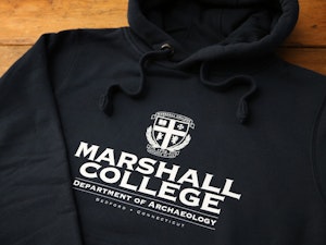 MARSHALL COLLEGE - PEACH FINISH HOODED TOP-3