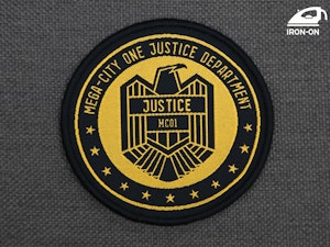 MEGA-CITY ONE JUSTICE DEPT IRON-ON - PATCH-2