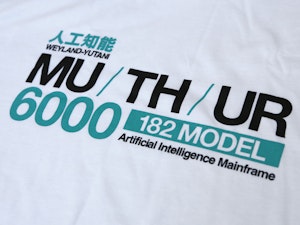 MU-TH-UR 6000 - LADIES ROLLED SLEEVE T-SHIRT-2