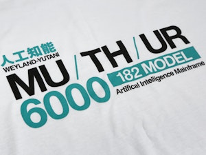 MU-TH-UR 6000 (WHITE) - SOFT JERSEY T-SHIRT-2
