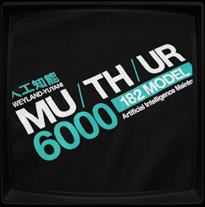 MU-TH-UR 6000 (BLACK) - SOFT JERSEY T-SHIRT
