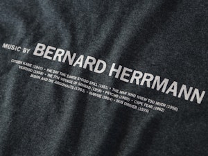 MUSIC BY BERNARD HERRMANN - REGULAR T-SHIRT-3