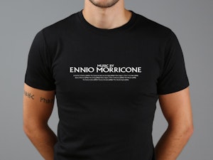MUSIC BY ENNIO MORRICONE - FITTED T-SHIRT-2