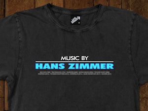 MUSIC BY HANS ZIMMER - VINTAGE T-SHIRT-4