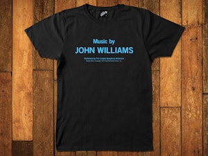 MUSIC BY JOHN WILLIAMS - SOFT JERSEY T-SHIRT-3