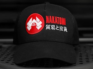 NAKATOMI CORPORATION (EMBROIDERED) BLACK - SNAPBACK TRUCKER CAP-3