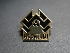 NAKATOMI CORPORATION (GOLD) - HARD ENAMEL PIN BADGE-2