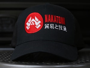 NAKATOMI CORPORATION (EMBROIDERED) BLACK - SNAPBACK TRUCKER CAP-3