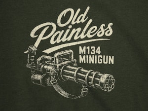 OLD PAINLESS (BREAST PRINT) - SOFT JERSEY T-SHIRT-2