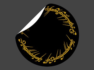 ONE RING TO RULE THEM ALL - STICKER-2