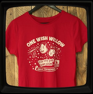 ONE WISH WILLOW - LADIES FITTED T-SHIRT