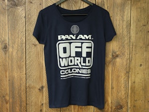 OFF WORLD COLONIES - LADIES FITTED T-SHIRT-3
