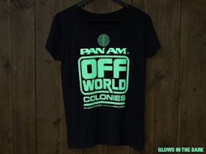 OFF WORLD COLONIES - LADIES FITTED T-SHIRT-2