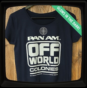 OFF WORLD COLONIES - LADIES FITTED T-SHIRT