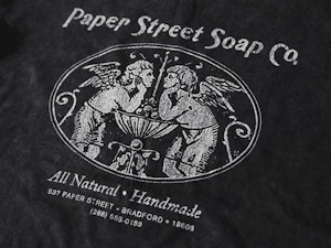PAPER STREET SOAP COMPANY - LADIES ROLLED SLEEVE T-SHIRT-3