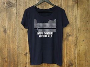 I WEAR THIS SHIRT PERIODICALLY - LADIES FITTED T-SHIRT-2