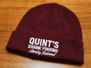 QUINT'S SHARK FISHING - ORGANIC BEANIE-2