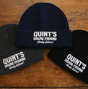 QUINT'S SHARK FISHING (EMBROIDERED) RIBBED - BEANIE