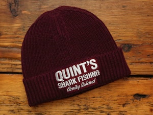 QUINT'S SHARK FISHING (EMBROIDERED) RIBBED - BEANIE-2