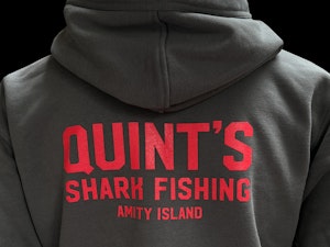 QUINT'S SHARK FISHING - ORGANIC ZIP-UP HOODED TOP-3