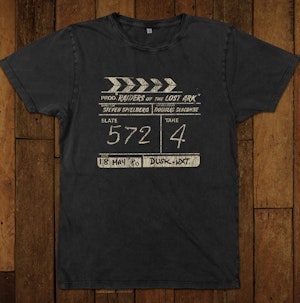 RAIDERS OF THE LOST ARK - CLAPPERBOARD VINTAGE T-SHIRT