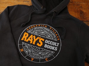 RAY'S OCCULT BOOKS - PEACH FINISH HOODED TOP-3