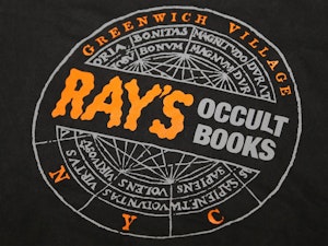 RAY'S OCCULT BOOKS - LADIES ROLLED SLEEVE T-SHIRT-3