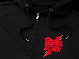 REBEL SCUM - ZIP-UP HOODED TOP-2