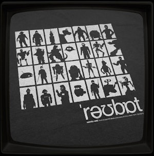 ROBOT (CHARCOAL) - SOFT JERSEY T-SHIRT