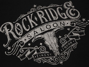 ROCK RIDGE SALOON - FITTED T-SHIRT-3