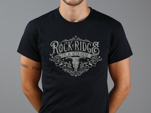 ROCK RIDGE SALOON - REGULAR T-SHIRT-2