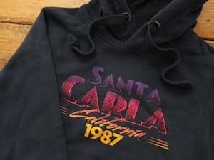 SANTA CARLA 1987 - PEACH FINISH HOODED TOP-3