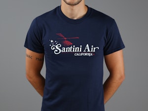 SANTINI AIR (NAVY) - REGULAR T-SHIRT-2