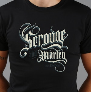 SCROOGE AND MARLEY LONDON 1843 - FITTED T-SHIRT