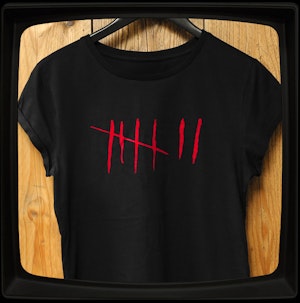 SEVEN DEADLY SINS - LADIES ROLLED SLEEVE T-SHIRT