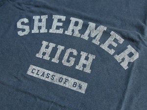 SHERMER HIGH SCHOOL - CLASS OF 1984 VINTAGE T-SHIRT-4