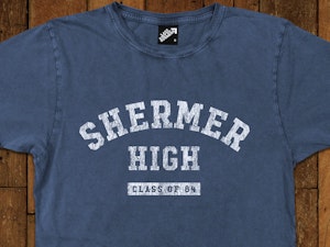 SHERMER HIGH SCHOOL - CLASS OF 1984 VINTAGE T-SHIRT-3