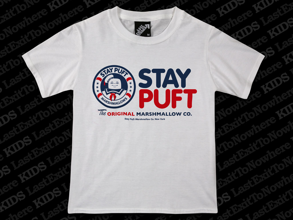 Stay Puft Marshmallow Man Ghostbusters Inspired Kids T-Shirt 