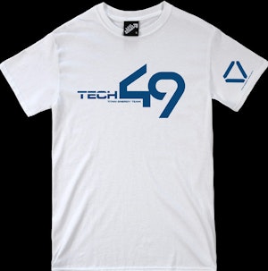 TECH 49 (WHITE) - REGULAR T-SHIRT
