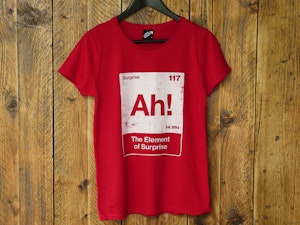 THE ELEMENT OF SURPRISE - LADIES FITTED T-SHIRT-2