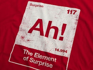 THE ELEMENT OF SURPRISE - LADIES FITTED T-SHIRT-3