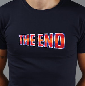 BTTF - THE END FITTED T-SHIRT