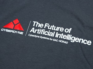 THE FUTURE OF ARTIFICIAL INTELLIGENCE - LADIES ROLLED SLEEVE T-SHIRT-3