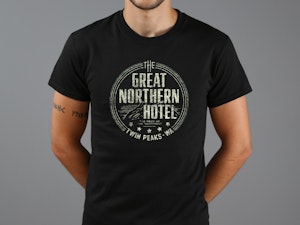 THE GREAT NORTHERN HOTEL (BLACK) - REGULAR T-SHIRT-2