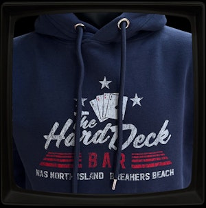 THE HARD DECK BAR - ORGANIC HOODED TOP