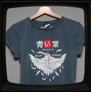 THE HOUSE OF BLUE LEAVES - LADIES ROLLED SLEEVE T-SHIRT