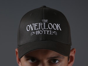 THE OVERLOOK HOTEL (EMBROIDERED) CHARCOAL - FLEXIFIT CAP-3