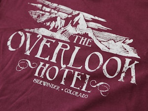 THE OVERLOOK HOTEL - LADIES ROLLED SLEEVE T-SHIRT-3