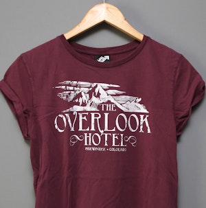 THE OVERLOOK HOTEL - LADIES ROLLED SLEEVE T-SHIRT